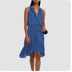 A.L.C. Riviera Blue Silk Dress size 0